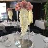 2Pcs Wedding Flower Vase Tabletop acrylic Flower Stand Floor Vases Clear Wedding Centerpiece Stand Display Rack Aisle Decoration Pillar for Lawn Wedding Hotel Opening Ceremony Banquet Decor (80cm) view 3
