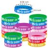 CupaPlay 24PCS Welcome to My Class Party Rubber Wristbands, Welcome Back to School First Day of School Party Supplies Decorations Gifts Prize Goodie Bag Favors Silicone Wristband view 2