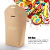 Cyrank 20Pcs Gift Bags Wedding Decorative Boxes with Thank You Words Printing Party Favor Bags for Anniversary Birthday Party Shower Gift(Brown) view 2