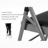 Mobkid Professional Auxiliary Chair Bold Thicken Open Shoulder Professional Training Folding Stool Easy to Fold and Store Training Chair (Color : Gray, Size : 40.540.582.5cm) view 3