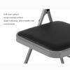 Mobkid Professional Auxiliary Chair Bold Thicken Open Shoulder Professional Training Folding Stool Easy to Fold and Store Training Chair (Color : Gray, Size : 40.540.582.5cm) view 4