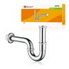 Ibergrif Universal Siphon for Sink, Chrome Stainless Steel view 1