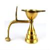 ASHIRWAD Brass Oil/Ghee Aarti Jyot Diya Lamp with Handle Arti for Puja Heavy Sturdy One | AE000010-04 (2.5 Inch) view 1