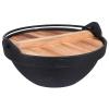 Cabilock Single Person Cast Camping Kettle Cooking Pot Lid Lightweight Backpacking Cookware Set view 1
