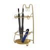 Umbrella Rack Hua Modern Creative Umbrella Stand, Metal Umbrella Storage Rack with Tray, Umbrella/Cane Storage at The Entrance of The Home Hotel Office, Gold, Black (Color : Gold) view 1