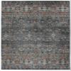 Linon Home Decor Products The Anywhere Washable Rug Jasper Teal & Ivory 3' X 5' Accent Rug view 1