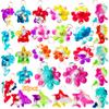 Roaqua 30 Packs Bulk Sea Animal Gifts Octopus sharks turtles dolphins Mini pop Friend Keychain , Birthday Party Favors summer Classroom Students Prize Supplies view 1