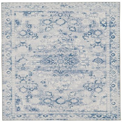 Linon Home Decor Products The Anywhere Washable Rug Klinch Grey & Ivory 3' X 5' Accent Rug