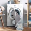 Linon Home Decor Products The Anywhere Washable Rug Klinch Grey & Ivory 3' X 5' Accent Rug view 2