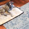 Linon Home Decor Products The Anywhere Washable Rug Klinch Grey & Ivory 3' X 5' Accent Rug view 4