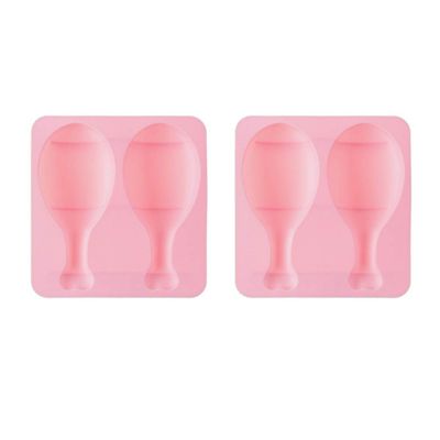 2pcs Silicone Molds for Chocolate De Para Gelatinas Chocolate Silicone Molds Fondant Diy Baking Cake Mold for Home Drumstick Handmade Soap