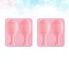 2pcs Silicone Molds for Chocolate De Para Gelatinas Chocolate Silicone Molds Fondant Diy Baking Cake Mold for Home Drumstick Handmade Soap view 2