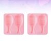 2pcs Silicone Molds for Chocolate De Para Gelatinas Chocolate Silicone Molds Fondant Diy Baking Cake Mold for Home Drumstick Handmade Soap view 3