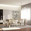 Midtown Concept Salerno Rectangular Dining Table | Driftwood | Ideal for Indoors view 2