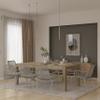 Midtown Concept Salerno Rectangular Dining Table | Driftwood | Ideal for Indoors view 3