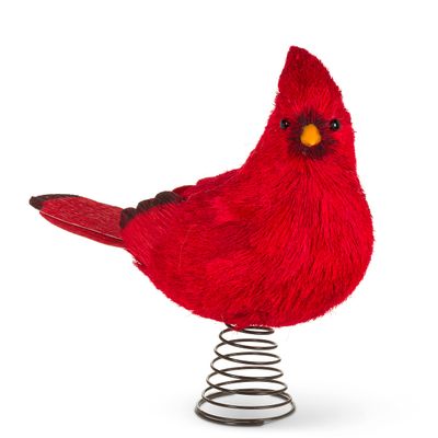 Abbott Collection Large Cardinal Tree Topper, Red (15")