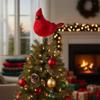 Abbott Collection Large Cardinal Tree Topper, Red (15") view 3
