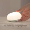 EASZZZ Baby Night Light, Nursery Night Lamp for Breastfeeding, Soft BPA Free Silicone Touch Night Lamp, Eye Caring, Easy Flip Design, Stepless Dimming, 1-Pack view 2