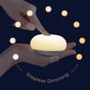 EASZZZ Baby Night Light, Nursery Night Lamp for Breastfeeding, Soft BPA Free Silicone Touch Night Lamp, Eye Caring, Easy Flip Design, Stepless Dimming, 1-Pack view 4