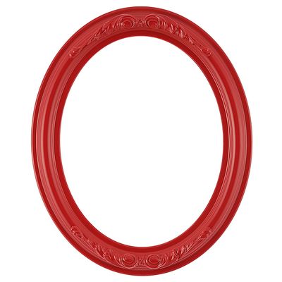 ArtToFrames 30x36 Inch 461 Oval Frame Holiday Red Comes with Oval Acrylic Std, Oval Frame Back and Wall Hanging Hardware (461A3036HR)