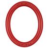 ArtToFrames 30x36 Inch 461 Oval Frame Holiday Red Comes with Oval Acrylic Std, Oval Frame Back and Wall Hanging Hardware (461A3036HR) view 1