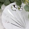 Elegant Novelty Silver Salad Plastic Forks (384) view 3