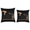 Carpenters have big tools funniest graphic design Throw Pillow view 3