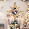 Merry Kissmas Wooden Tree Topper by Jamie Mills Price view 2