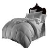 Soft 1000 TC Goose Down Alternative Egyptian Cotton Comforter Set (Comforter + 2 Pillow Cases) 400 GSM Twin XL Silver Gray 68'' x 90'' view 1