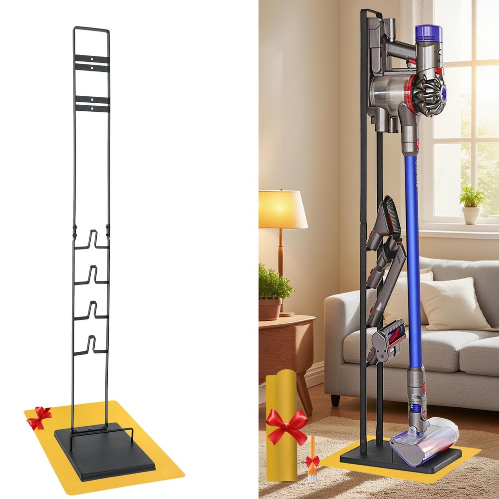 IZSOHHOME Vacuum Stand for Dys,Storage-Stand-Docking-Station-Holder Compatible with Dys,Stable Metal Storage Bracket Stand Holder,V6 V7 V8 V10 V11 V12 V15 DC30 DC31 DC34 DC35 DC58 DC59 Cordless