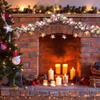 6 FEET Christmas Ball Garland Ornaments Shatterproof Xmas Hanging Balls Decorations for Home Indoor Outdoor Mantel Holiday Party Wedding Tree - Champagne Gold and Pink view 3