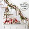 6 FEET Christmas Ball Garland Ornaments Shatterproof Xmas Hanging Balls Decorations for Home Indoor Outdoor Mantel Holiday Party Wedding Tree - Champagne Gold and Pink view 4