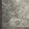 HomeRoots Charcoal/Ivory 100% Polypropylene 5 x 7 Charcoal and Ivory Abstract Area Rug view 3