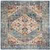 HomeRoots Ivory/Light Blue 100% Polypropylene 5 x 7 Ivory and Light Blue Distressed Area Rug view 1