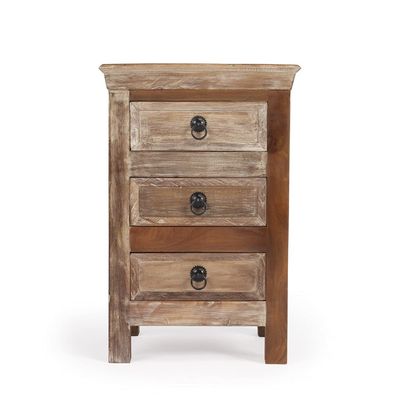 HomeRoots Assorted ASSORTED OLD COLLECTED/RE-CYCLED WOOD Arya Rustic Accent Chest