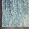 HomeRoots Navy/Light Blue 100% Polypropylene 5 x 7 Navy and Light Blue Abstract Area Rug view 3