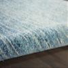 HomeRoots Navy/Light Blue 100% Polypropylene 5 x 7 Navy and Light Blue Abstract Area Rug view 4