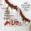 6 FEET Christmas Ball Garland Ornaments Shatterproof Xmas Hanging Balls Decorations for Home Indoor Outdoor Mantel Holiday Party Wedding Tree - Red view 4