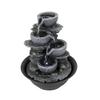 BBabe 10.6inch Rock Indoor Water Fountain Zen Meditation Tabletop Fountain with LED Light for Home Office Bedroom view 4