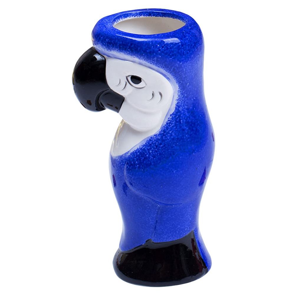 Cabilock 1pc Parrot-shaped Cocktail Cup Ceramic Hawaii Party Mug for Exotic Drinks for Bars and Gatherings Safe and Stylish Drinkware