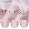 NICETOWN Moon and Stars Cutout Blackout Curtains with White Sheer Voile for Bedroom/Christmas, Grommets Noise Reducing Window Treatment Draped for Grils Room, 1 Pair, 52" Wide x 63" Long, Baby Pink view 4