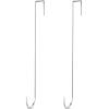 Hotop 2pcs 15'' Wreath Hangers for Front Door, Over The Door Hook,Silver view 1
