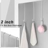 Hotop 2pcs 15'' Wreath Hangers for Front Door, Over The Door Hook,Silver view 3