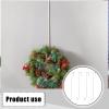 Hotop 2pcs 15'' Wreath Hangers for Front Door, Over The Door Hook,Silver view 4