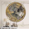 DesignQ 'Marble Gold and Black II' Glam Wall Clock for Home Bedroom Bathroom Office Living Room Decoration view 2