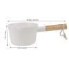 YARNOW Washing Spoons Plastic, 1PC Water Ladle with string Bathroom Hair Washing Water Scoop view 3