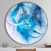 DesignQ 'Blue Nebula Star ' Modern Wall Clock for Home Bedroom Bathroom Office Living Room Decoration view 2