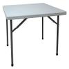 29 in Height x 36 in Width,Square Folding Table, White,2040-13V430 view 1