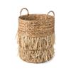 Compactor Water Hyacinth and Jute Storage Basket, 30 x 30 x 15cm, Light Brown, RAN10514 view 1