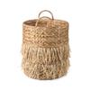 Compactor Water Hyacinth and Jute Storage Basket, 30 x 30 x 15cm, Light Brown, RAN10514 view 2
